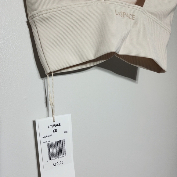 New LSpace Bone Colored Soren Top - Picture 8 of 9